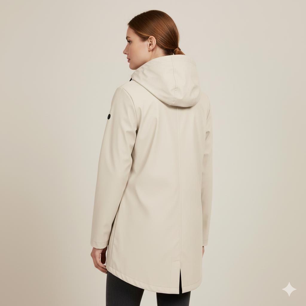 GABAN PARA DAMA IMPERMEABLE CON CAPOTA
