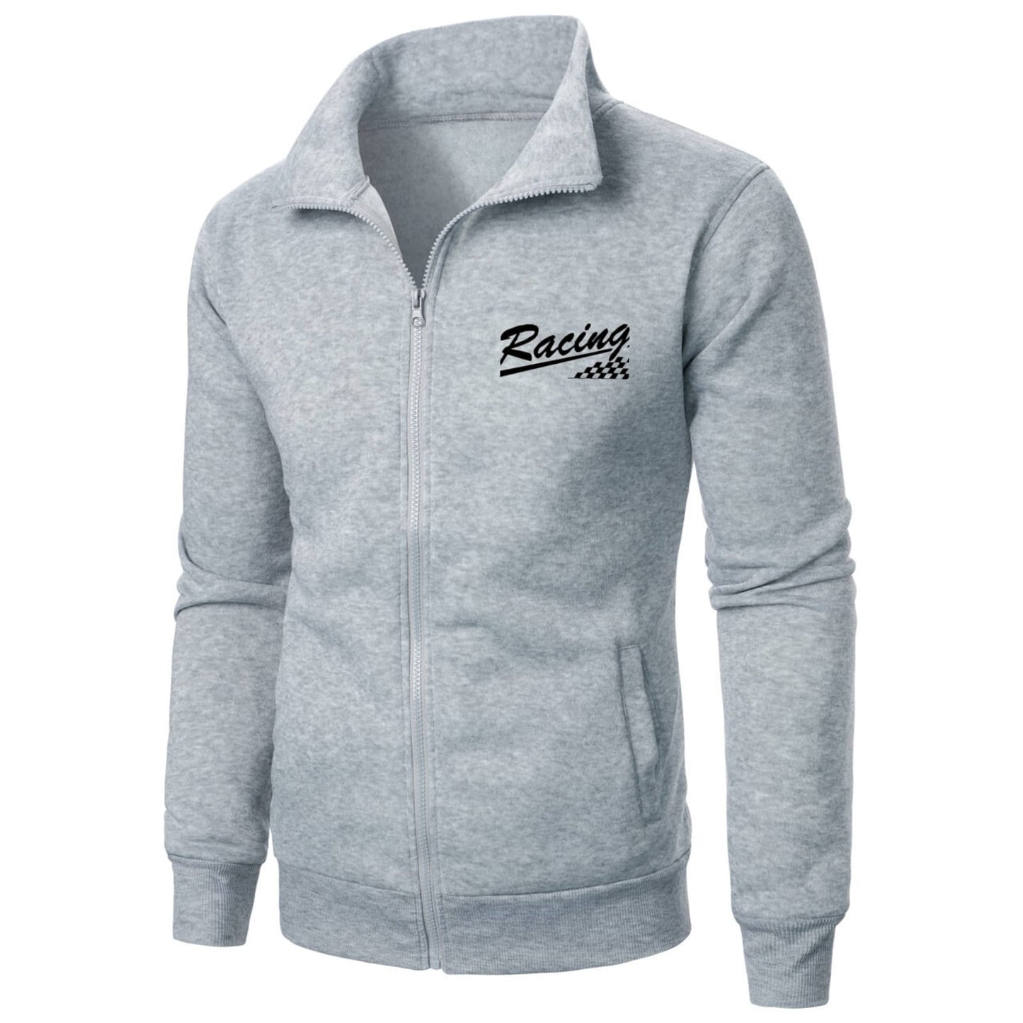 EXPECTACULAR CHAQUETA CUELLO ALTO RACING PARA HOMBRE