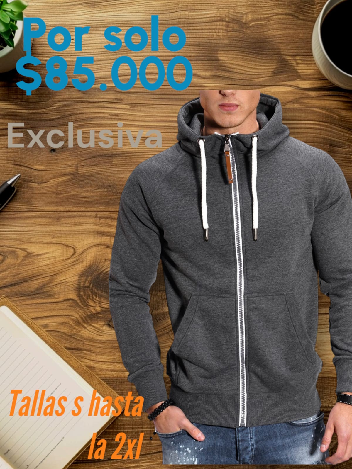 FANTASTICA CHAQUETA EXCLUSIVA `PARA HOMBRE