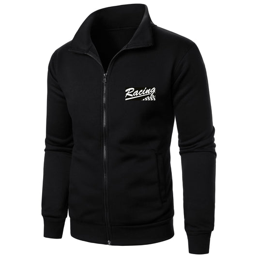 EXPECTACULAR CHAQUETA CUELLO ALTO RACING PARA HOMBRE