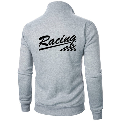 EXPECTACULAR CHAQUETA CUELLO ALTO RACING PARA HOMBRE