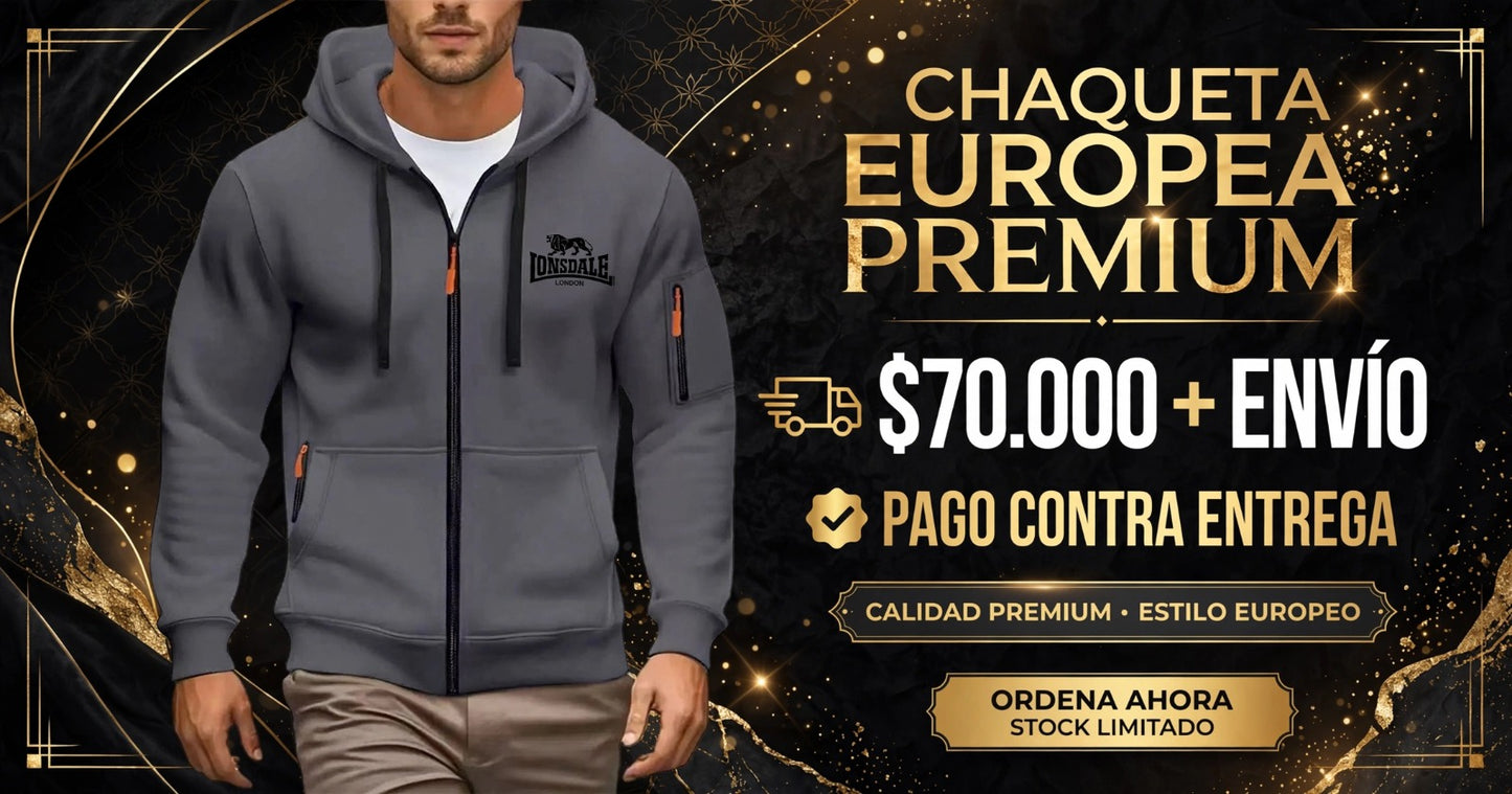 CHAQUETA  WALKY CON CAPOTA  PARA HOMBRE LONSDALE PREMIUM
