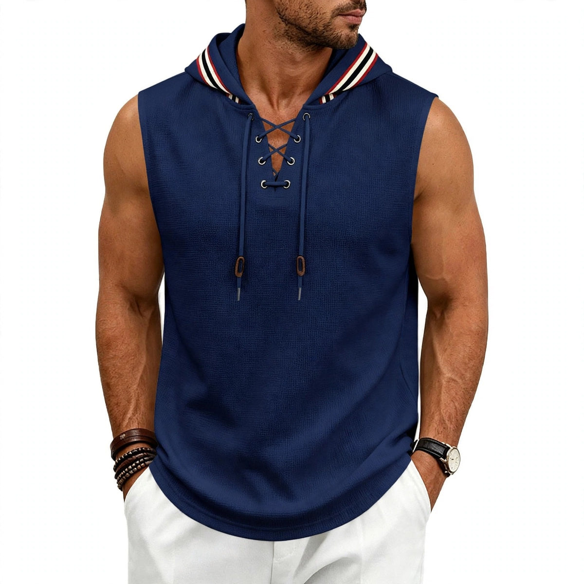 HOODIE  TOMMY  SIN MANGAS PARA HOMBRE